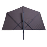 Madison Balkonparasol Sun Wave 270x150 cm taupe PAC3P015 - AllerleiShop