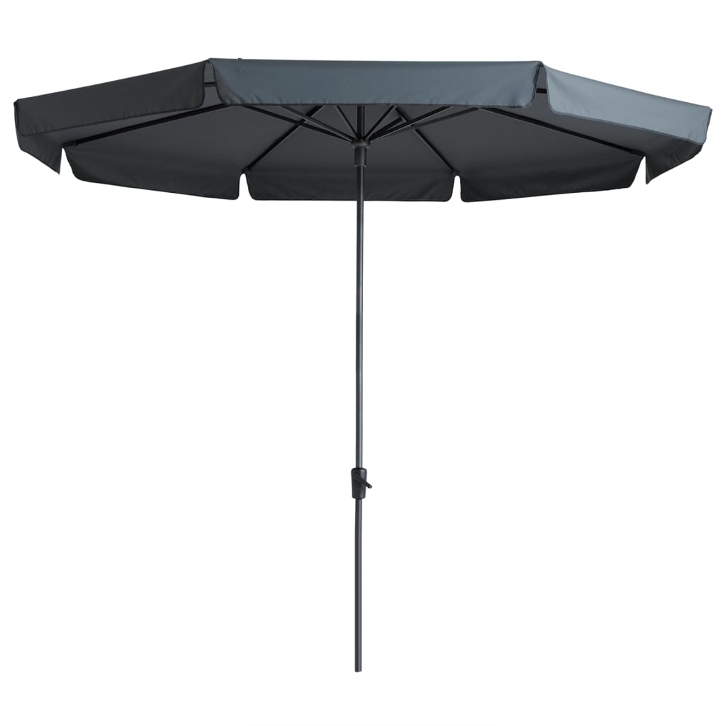 Madison Parasol Syros Luxe rond 350 cm grijs - AllerleiShop