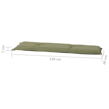 Madison Bankkussen Panama 150x48 cm saliegroen - AllerleiShop