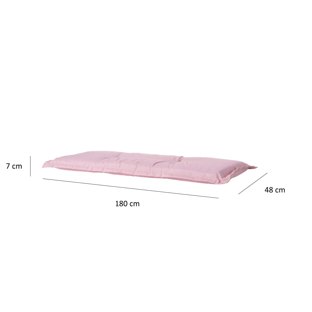 Madison Bankkussen Panama 180x48 cm zachtroze - AllerleiShop