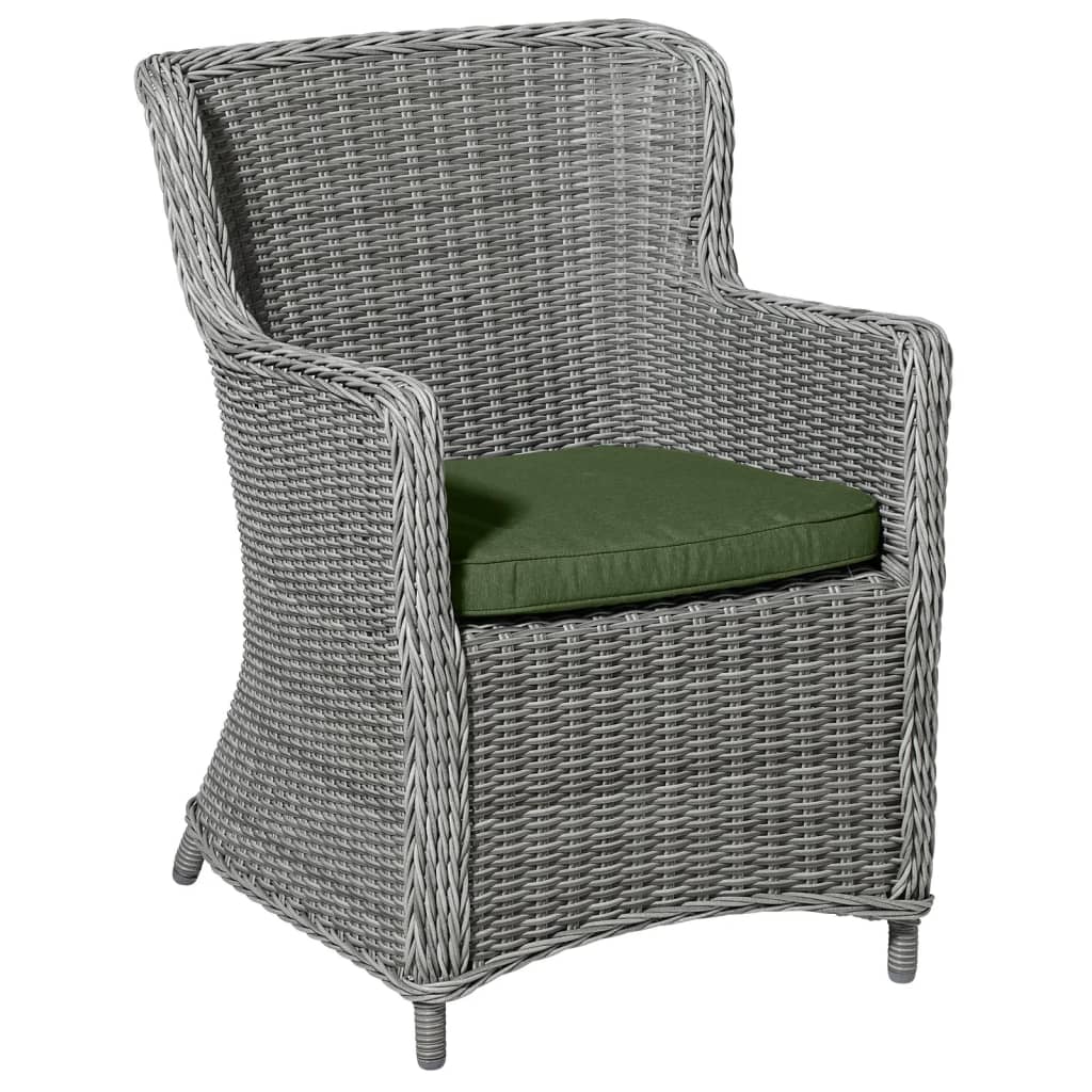 Madison Zitkussen voor wicker tuinstoel Panama 48x48 cm groen - AllerleiShop