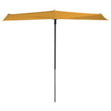 Madison Balkonparasol Sun Wave 270x150 cm goudgeel - AllerleiShop