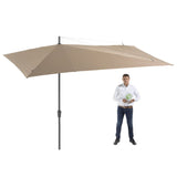 Parasol Asymmetric Sideway 360x220 cm PC15P016 ecru