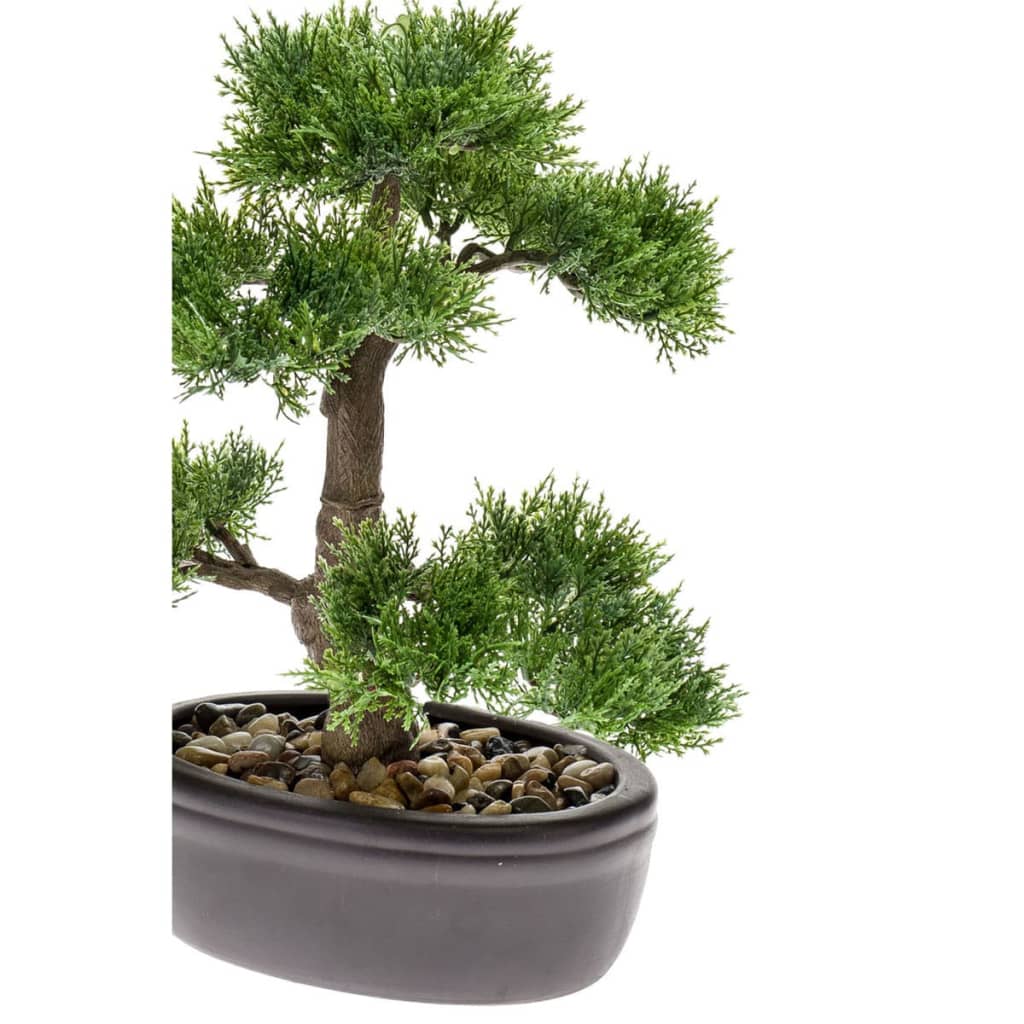 Emerald Kunstplant ceder bonsai groen 32 cm 420001 - AllerleiShop