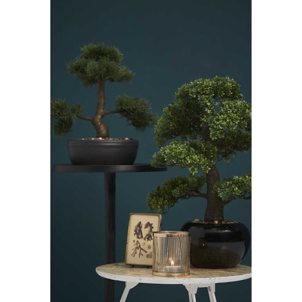 Emerald Kunstplant ceder bonsai groen 32 cm 420001 - AllerleiShop