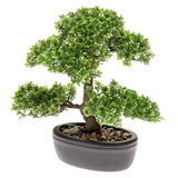 Kunstplant mini bonsai ficus groen 32 cm 420002