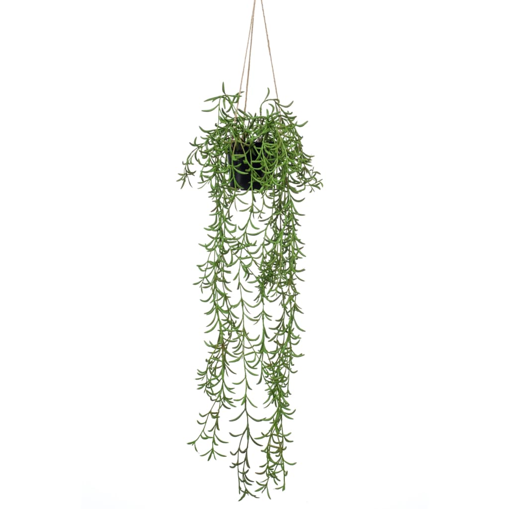 Emerald Kunstplant hangend in pot senecio 70 cm - AllerleiShop