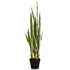 Emerald Kunstplant in kunststof pot sanseveria 97 cm