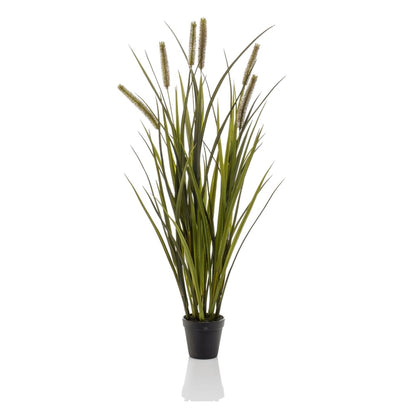 Emerald Kunstplant in pot kattenstaartgras 85 cm - AllerleiShop