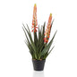 Emerald Kunstplant in pot aloe met 2 bloemen 80 cm - AllerleiShop