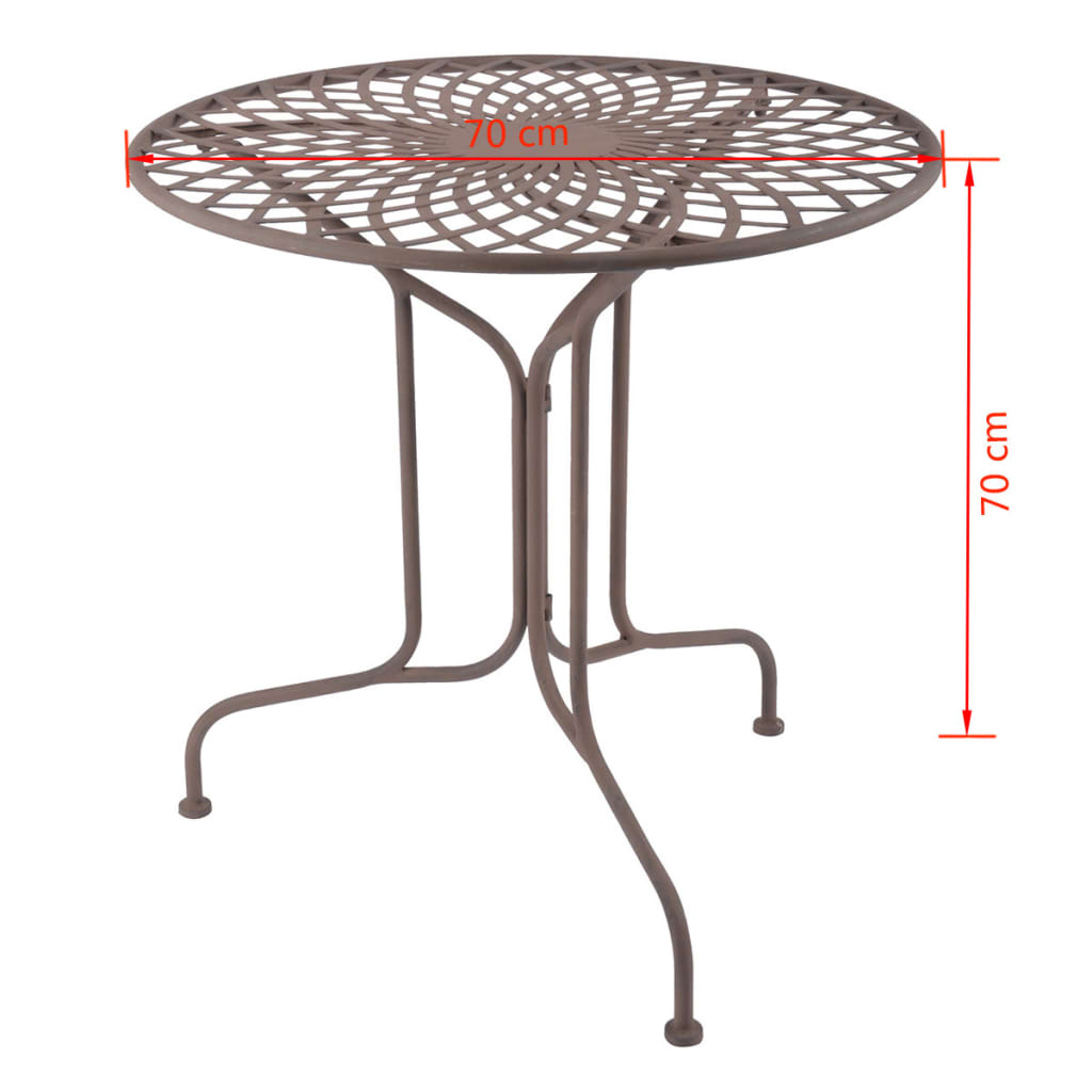 Esschert Design Tafel oud-Engelse stijl metaal MF007 - AllerleiShop