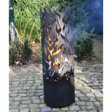 Esschert Design Vuurton Flames koolstofstaal zwart FF408 - AllerleiShop