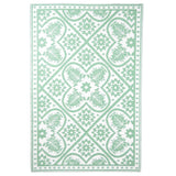 Esschert Design Buitenkleed 182x122 cm groen en wit - AllerleiShop
