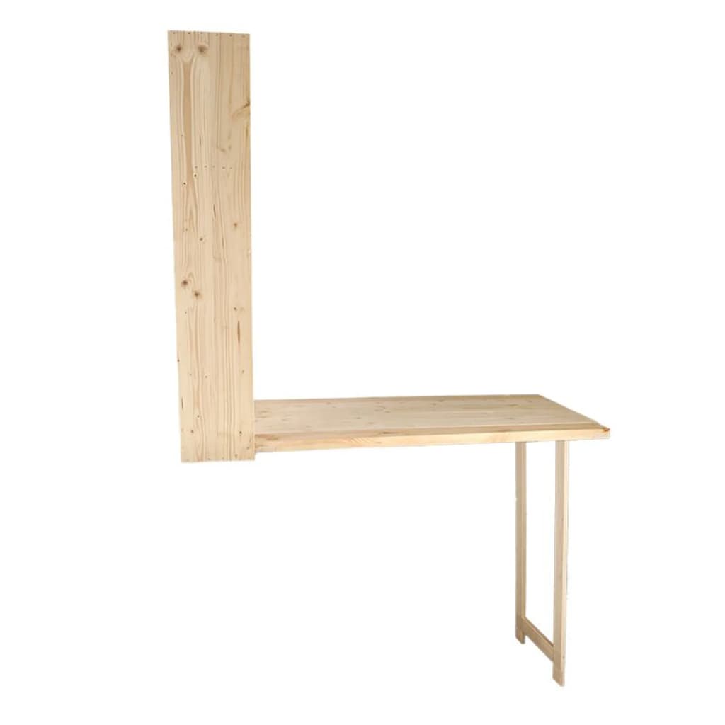 Esschert Design Wandbar met neerklapbaar schap L naturel - AllerleiShop