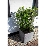 Capi Plantenbak Nature Rib vierkant 30x30 cm antraciet KOFZ902 - AllerleiShop