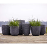 Capi Plantenbak Waste Rib 43x41 cm grijs - AllerleiShop