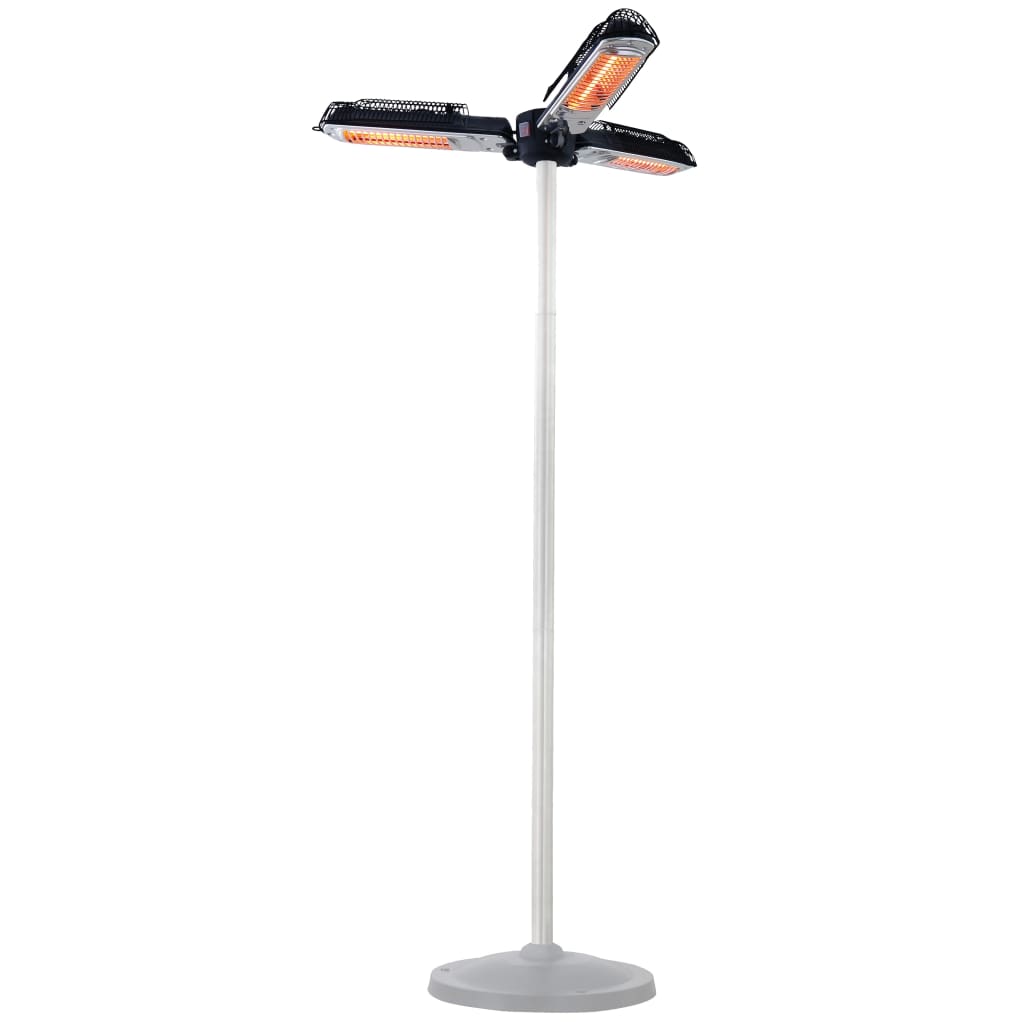 Sunred Parasolverwarming 2000 W halogeen zwart en zilver PH10 - AllerleiShop