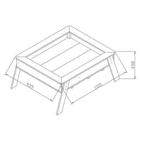 AXI Kweektafel Linda bruin - AllerleiShop