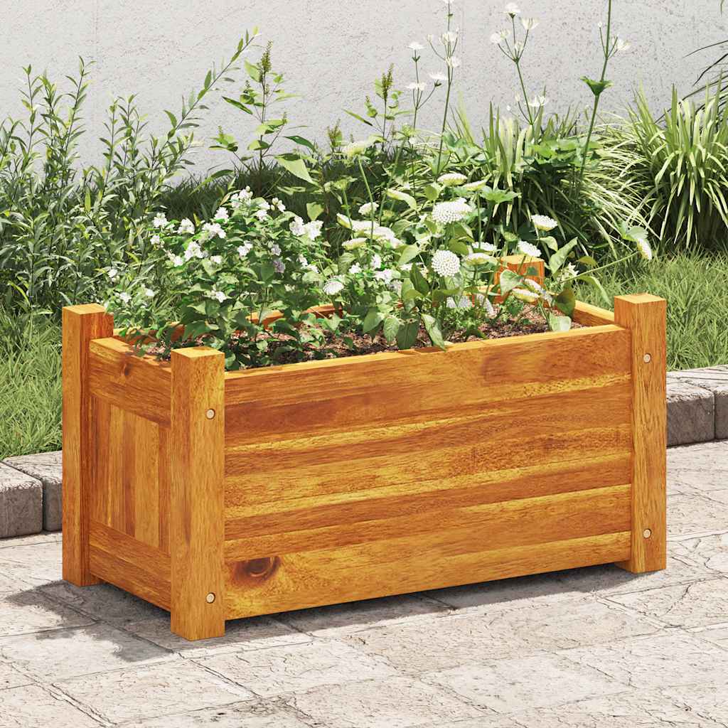 Plantenbak verhoogd 50x25x25 cm acaciahout