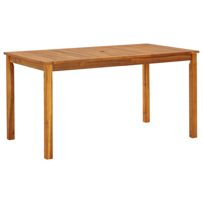 Tuintafel 140x80x74 cm massief acaciahout - AllerleiShop