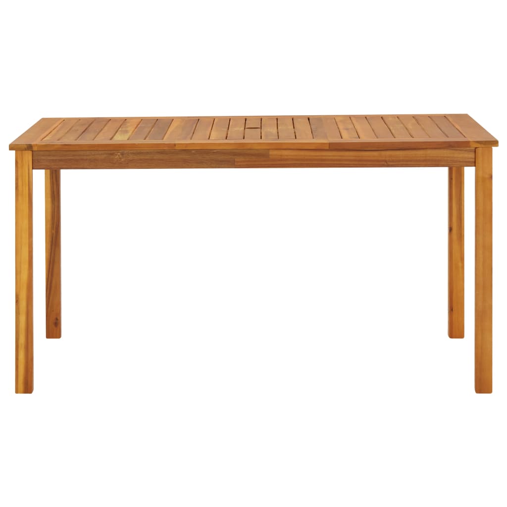 Tuintafel 140x80x74 cm massief acaciahout - AllerleiShop