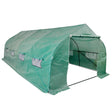 Tuinkas walk-in draagbare polytunnel met stalen frame 18 m² - AllerleiShop