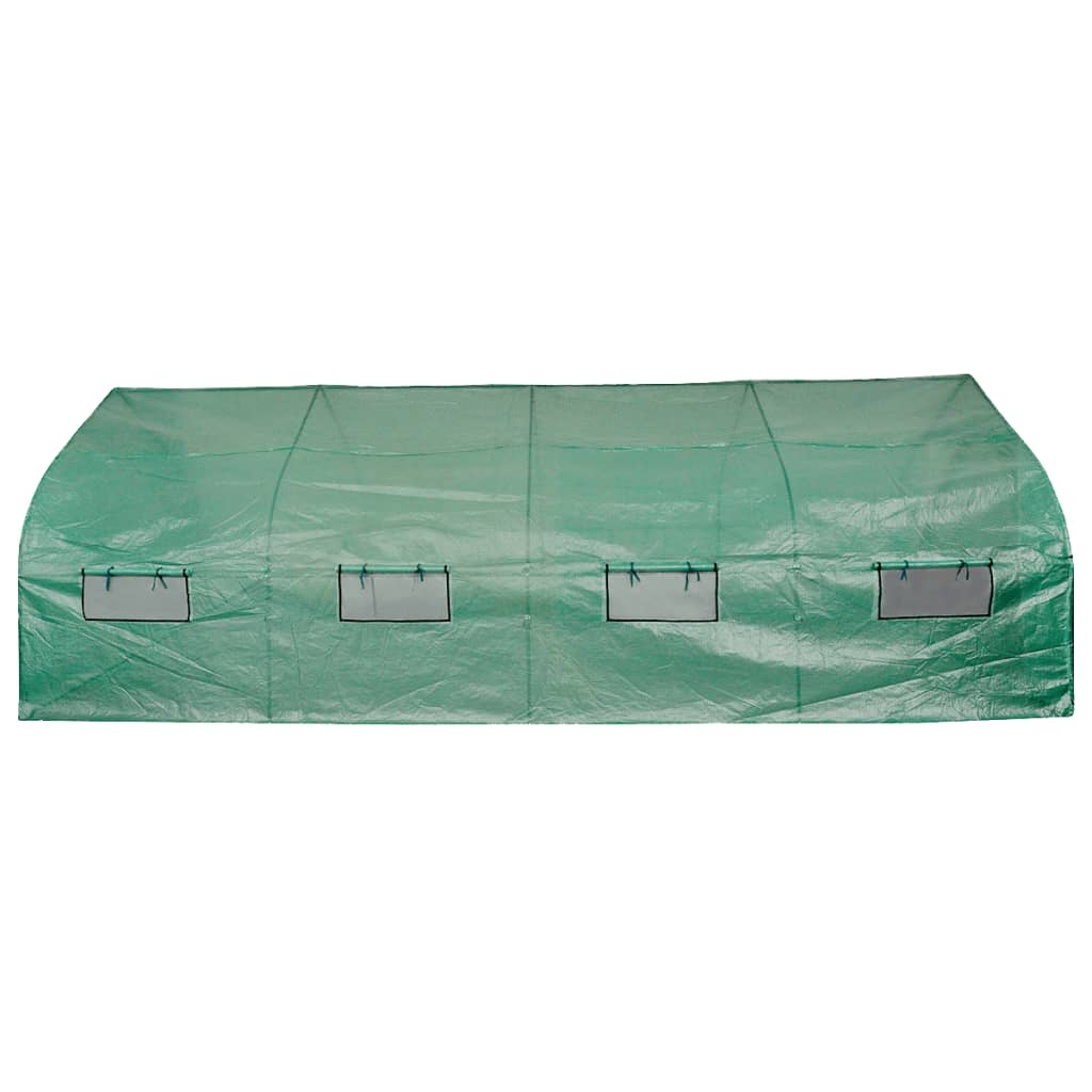 Tuinkas walk-in draagbare polytunnel met stalen frame 18 m² - AllerleiShop