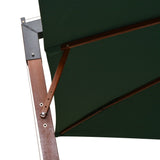 Zweefparasol met houten paal 300x300 cm groen - AllerleiShop