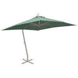 Zweefparasol met aluminium paal 300x300 cm groen - AllerleiShop