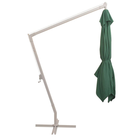 Zweefparasol met aluminium paal 300x300 cm groen - AllerleiShop