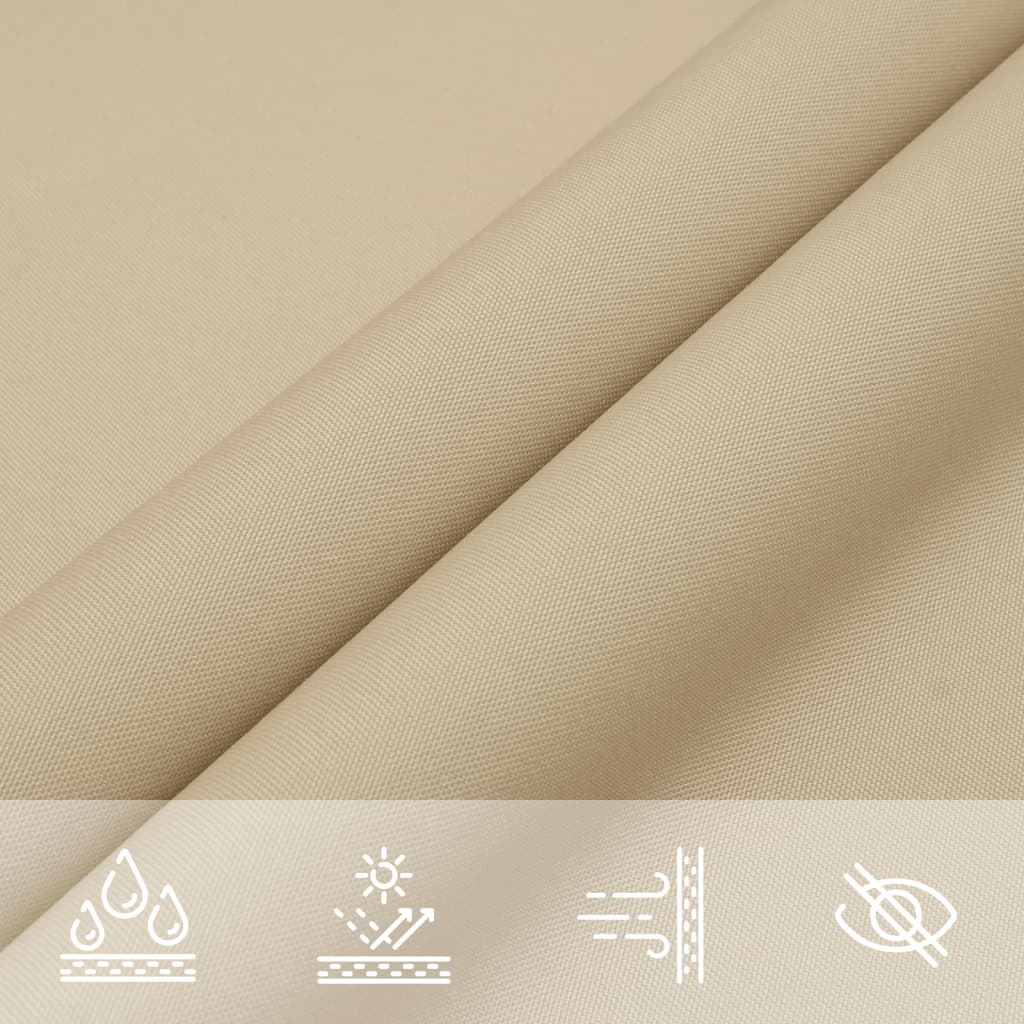 Zonnescherm vierkant 2x2 m oxford stof beige - AllerleiShop