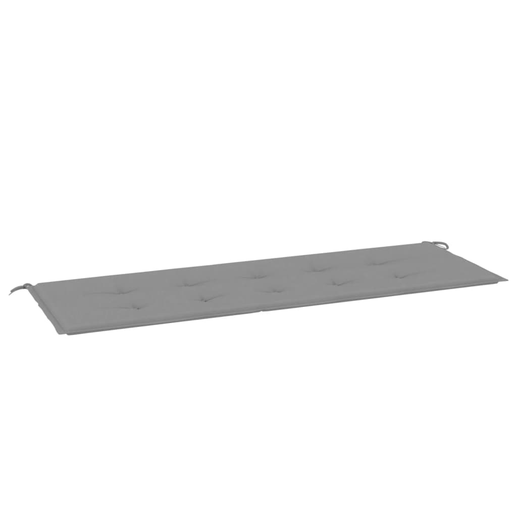 Tuinbankkussen 150x50x3 cm oxford stof grijs - AllerleiShop