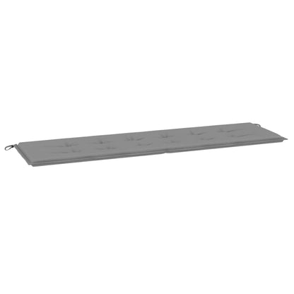 Tuinbankkussen 180x50x3 cm oxford stof grijs - AllerleiShop