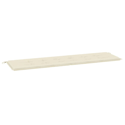 Tuinbankkussen 180x50x3 cm oxford stof crèmekleurig - AllerleiShop