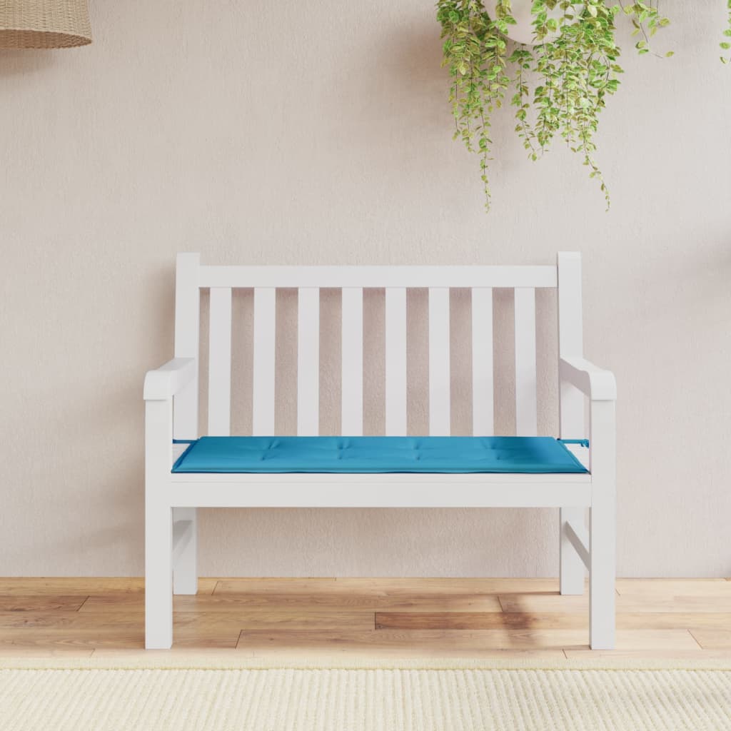 Tuinbankkussen 100x50x3 cm oxford stof blauw - AllerleiShop