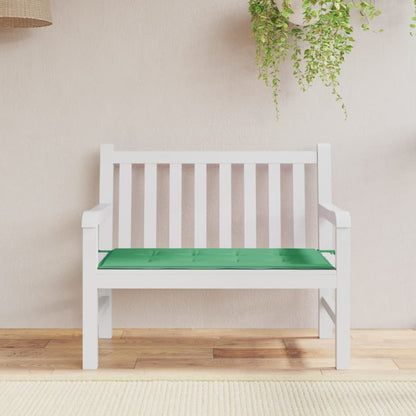 Tuinbankkussen 100x50x3 cm oxford stof groen - AllerleiShop