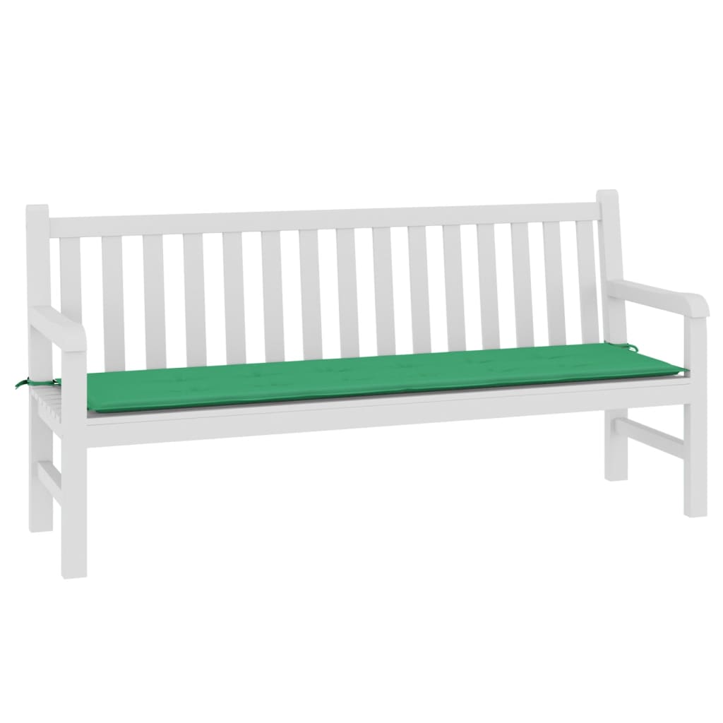 Tuinbankkussen 180x50x3 cm oxford stof groen - AllerleiShop