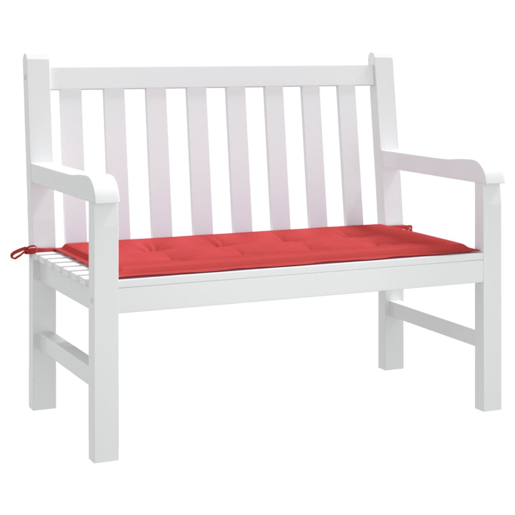 Tuinbankkussen 100x50x3 cm oxford stof rood - AllerleiShop