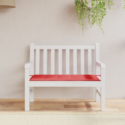 Tuinbankkussen 100x50x3 cm oxford stof rood - AllerleiShop