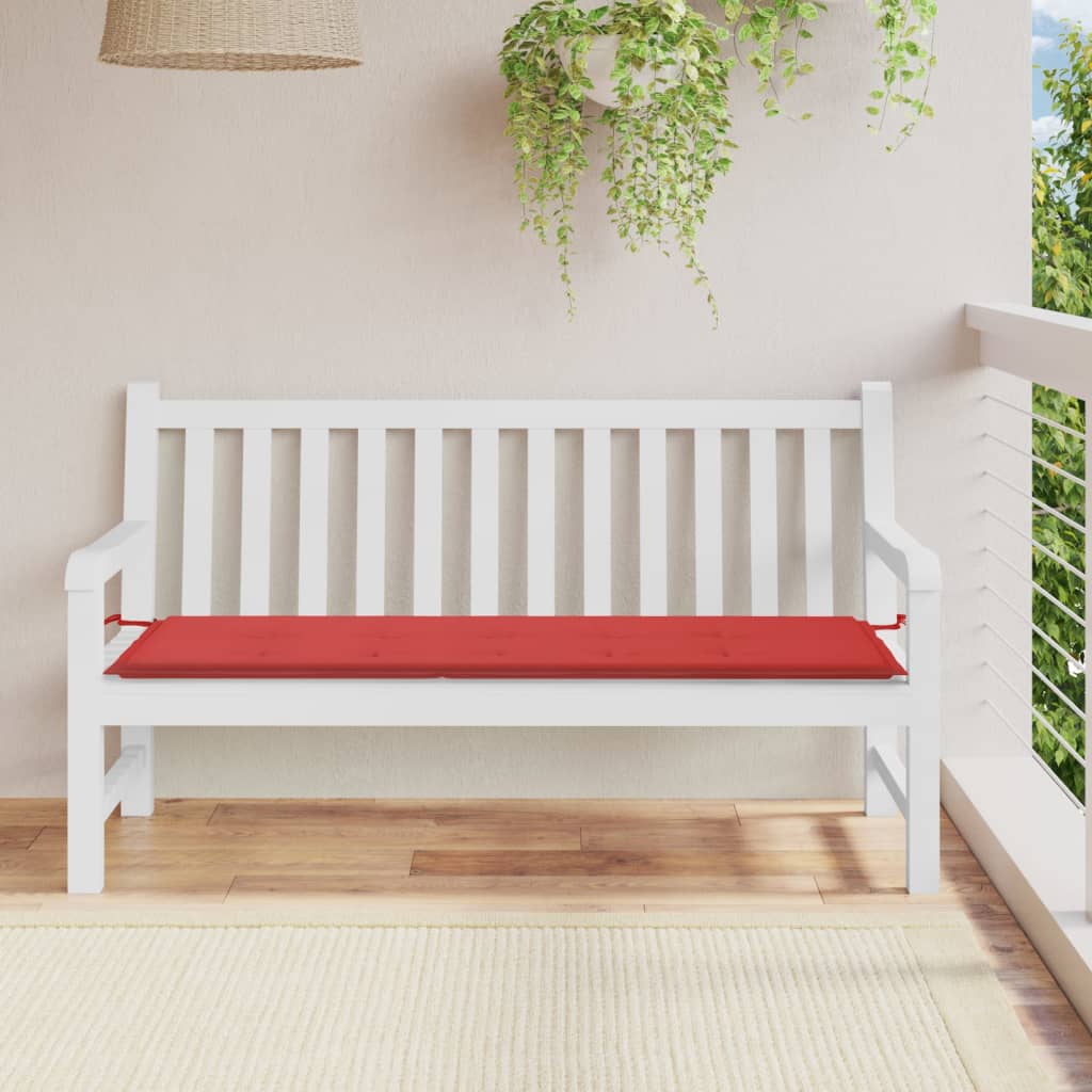 Tuinbankkussen 150x50x3 cm oxford stof rood - AllerleiShop