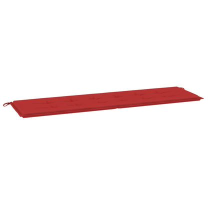 Tuinbankkussen 180x50x3 cm oxford stof rood - AllerleiShop