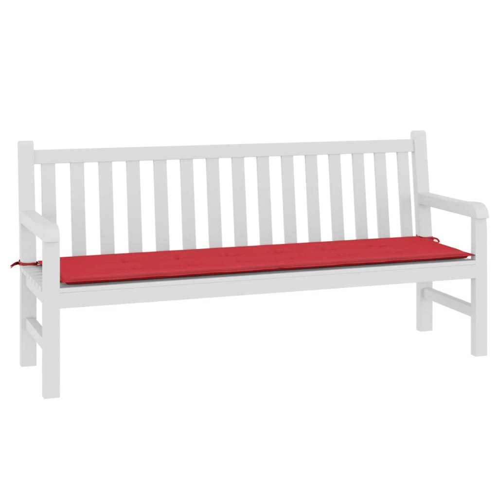 Tuinbankkussen 180x50x3 cm oxford stof rood - AllerleiShop