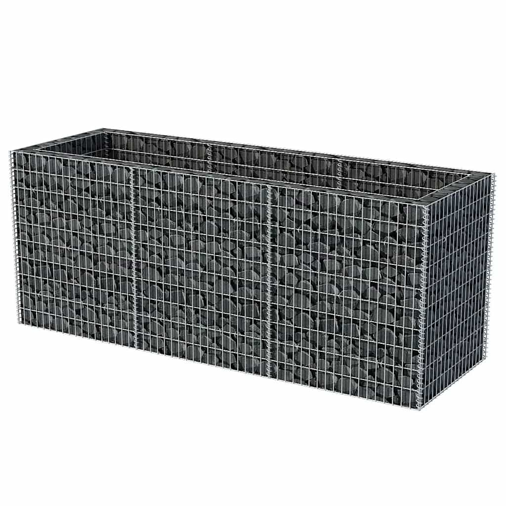 Gabion plantenbak verhoogd 270x90x100 cm staal