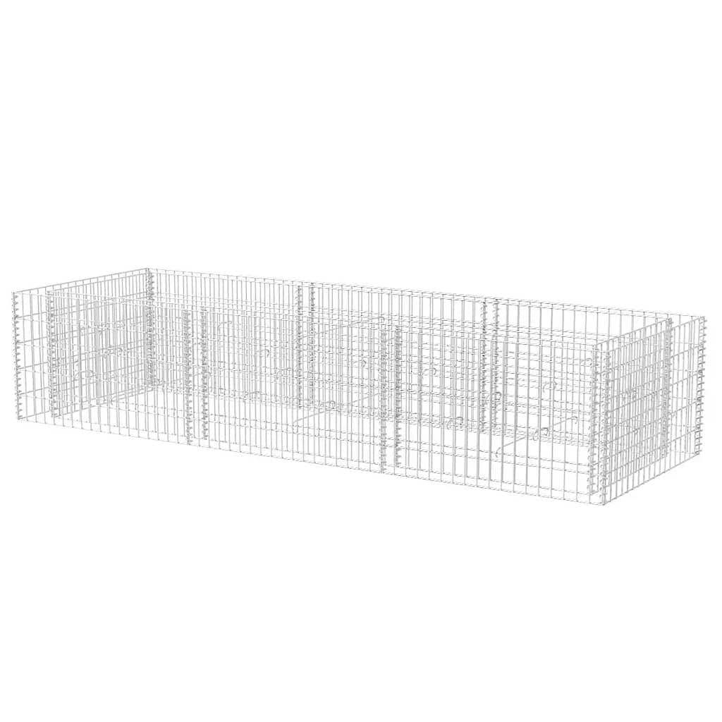 Gabion plantenbak verhoogd 270x90x50 cm staal