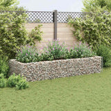 Gabion plantenbak verhoogd 270x90x50 cm staal