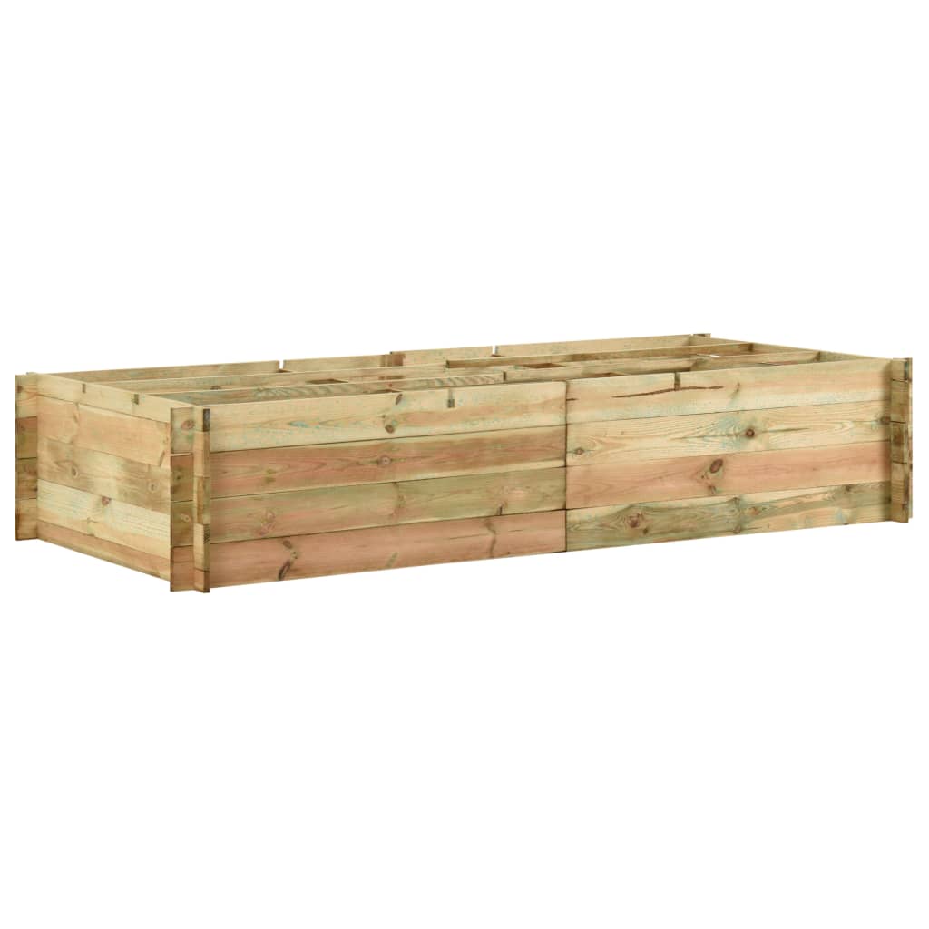 Plantenbak 197x100x40 cm geïmpregneerd grenenhout - AllerleiShop