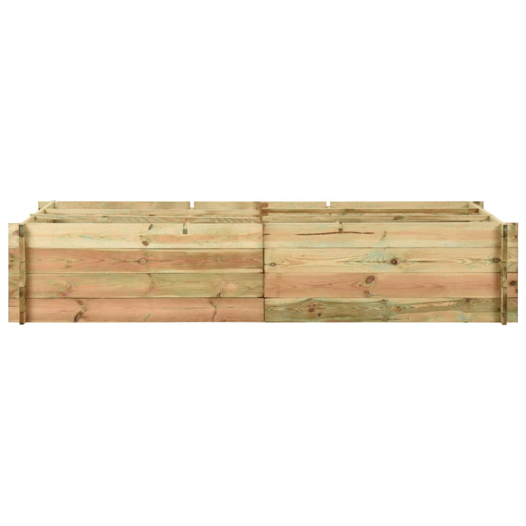 Plantenbak 197x100x40 cm geïmpregneerd grenenhout - AllerleiShop