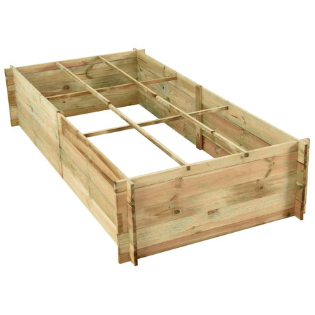 Plantenbak 197x100x40 cm geïmpregneerd grenenhout - AllerleiShop