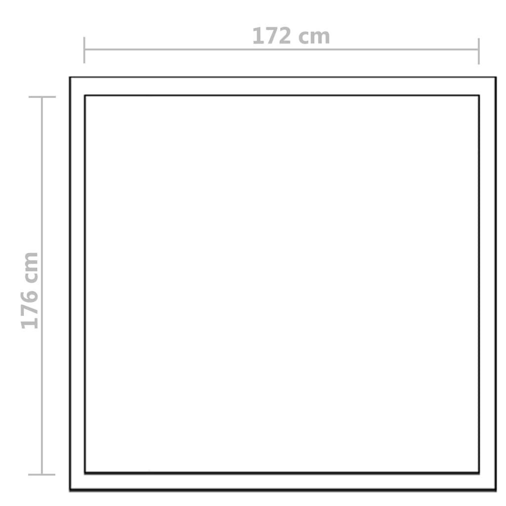 Tuinkas 3,46 m² versterkt aluminium - AllerleiShop