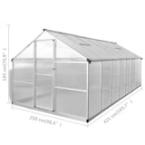 Tuinkas 10,53 m² versterkt aluminium - AllerleiShop